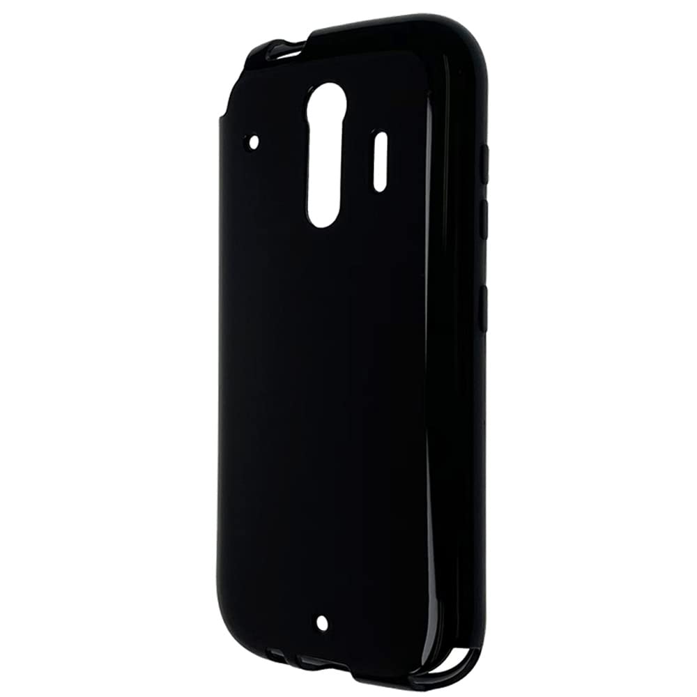 富士通 - 美品ドコモらくらくスマートフォンme F01L ブラック カバーACアダプタ付き らくらくシリーズ らくらくスマートフォン me F-01L / F-42A